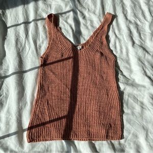 Light Pink Madewell Knit Tank
